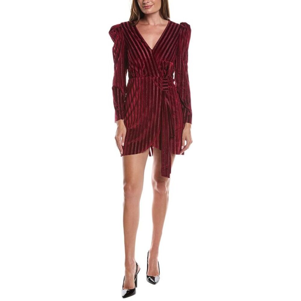 Layered With Love Womens  Solid Mini Dress, Red